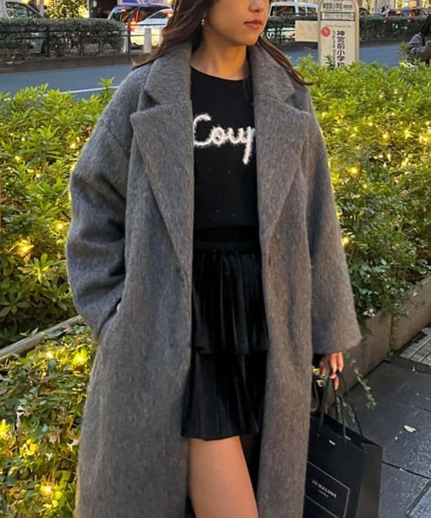 毛邊切斯特大衣