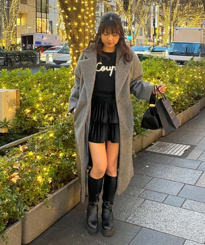 毛邊切斯特大衣