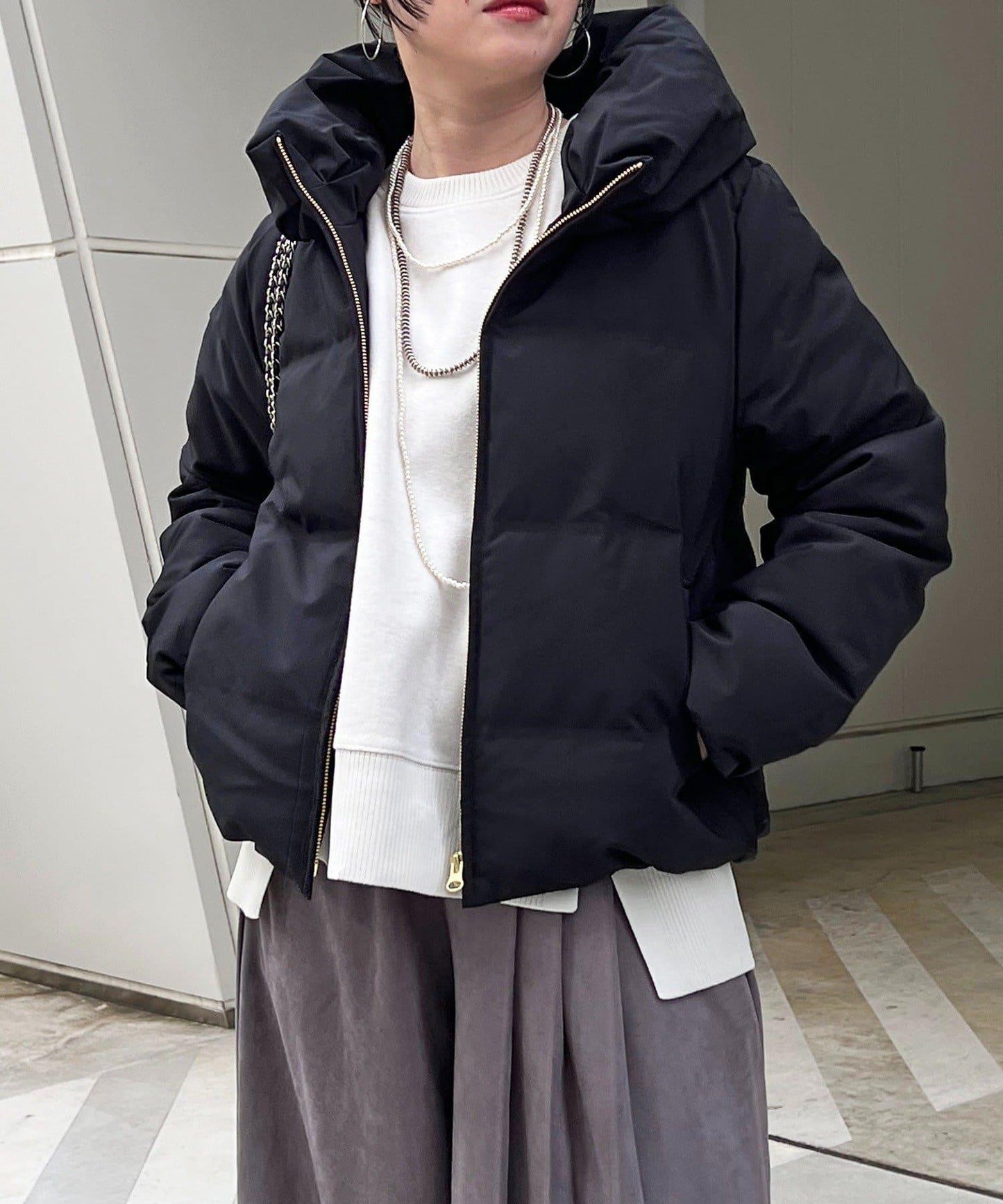 無縫輕薄羽絨服