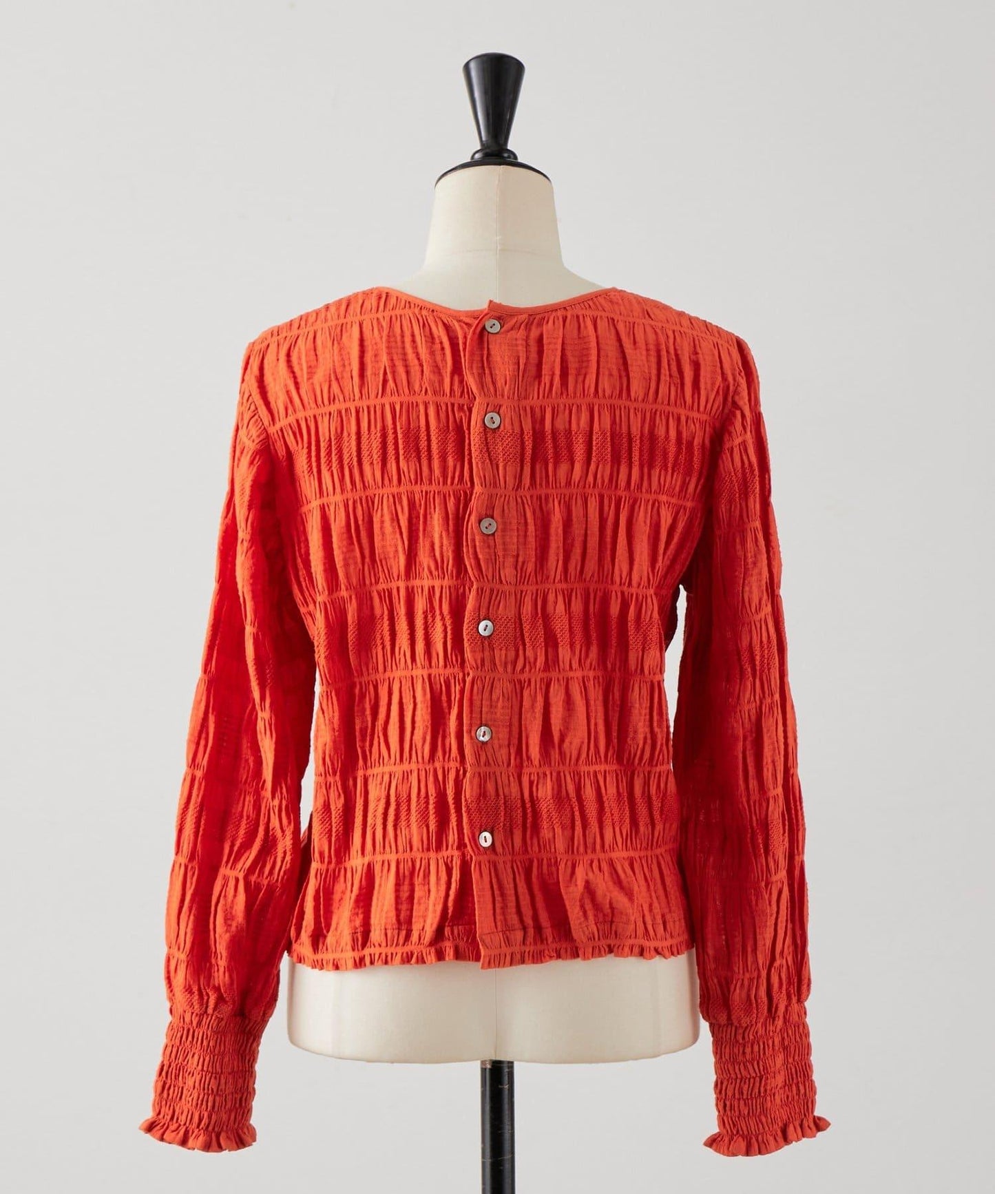 《近日開始》棉質褶皺襯衫