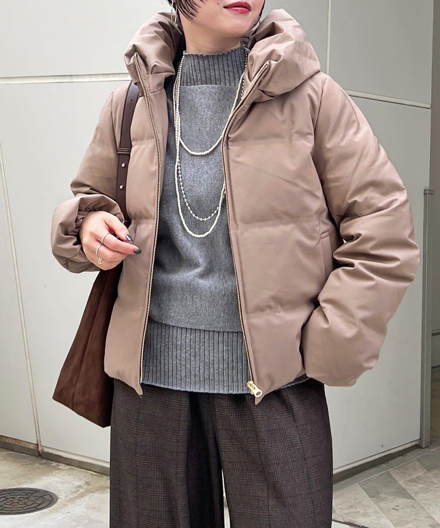 無縫輕薄羽絨服