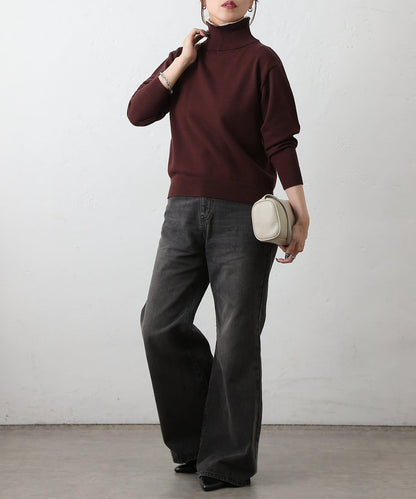 拼色針織套頭衫