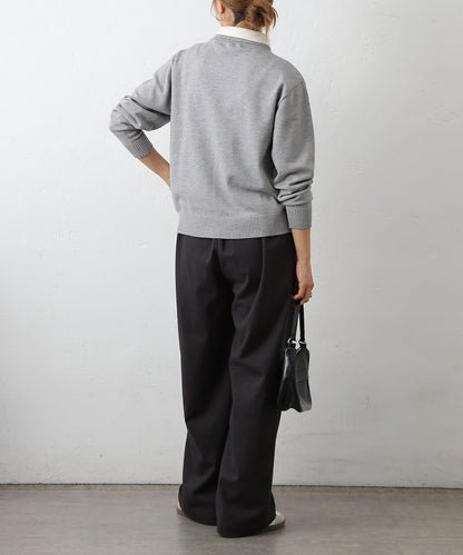 拼色針織套頭衫