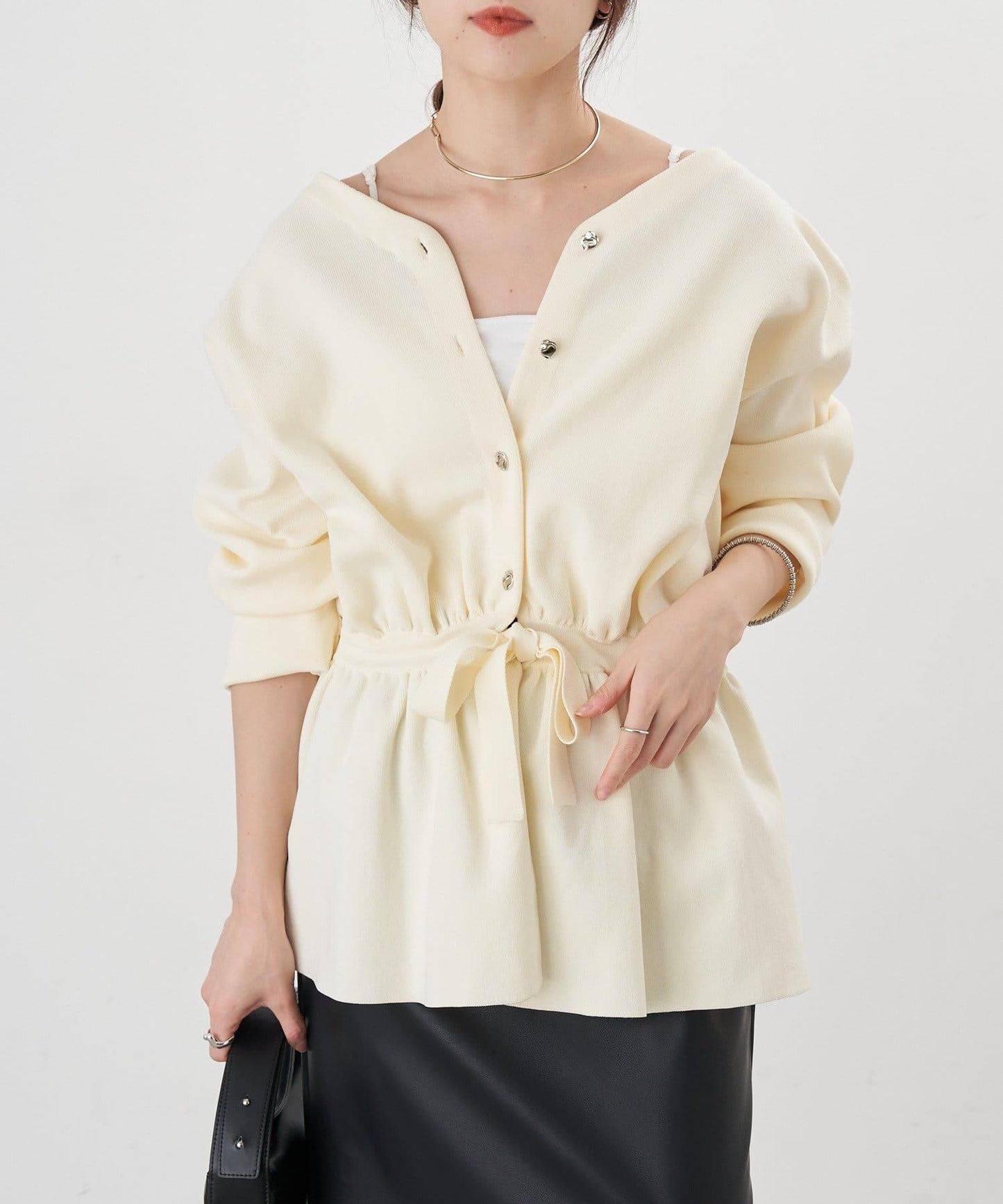 【26SS】3WAY荷葉邊開衫