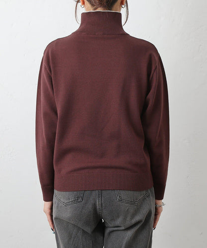 拼色針織套頭衫