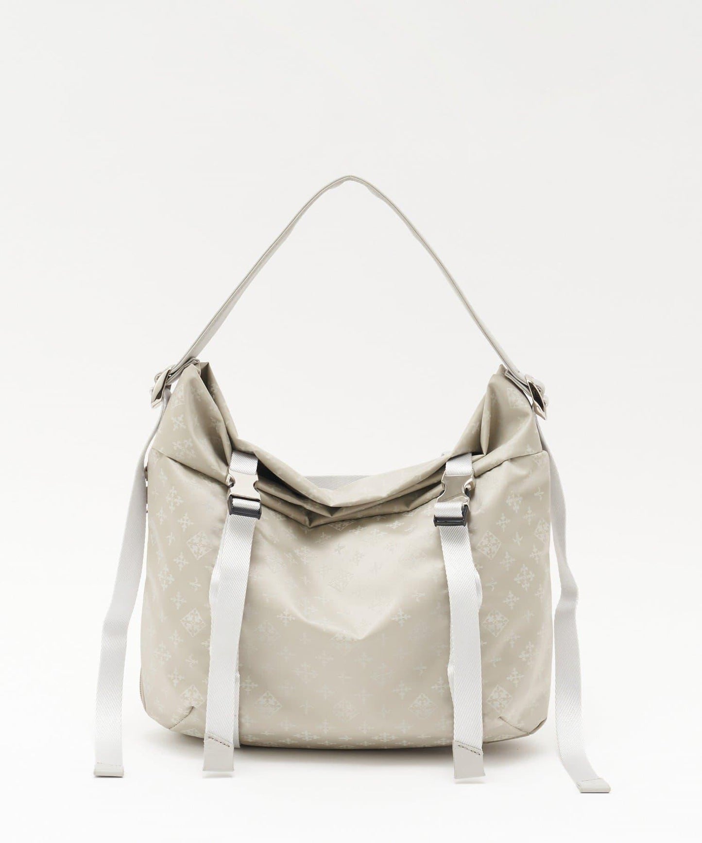 尼龍提花金屬扣中號單肩包