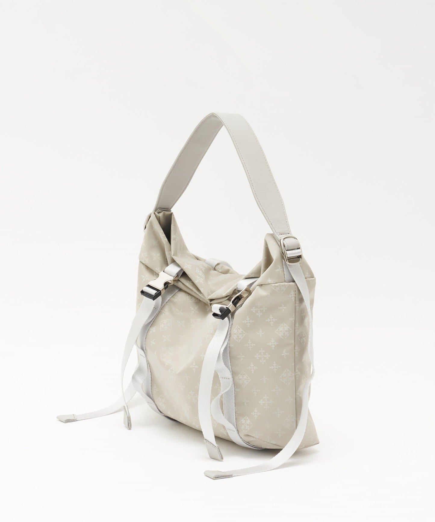 尼龍提花金屬扣中號單肩包