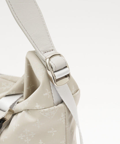 尼龍提花金屬扣中號單肩包