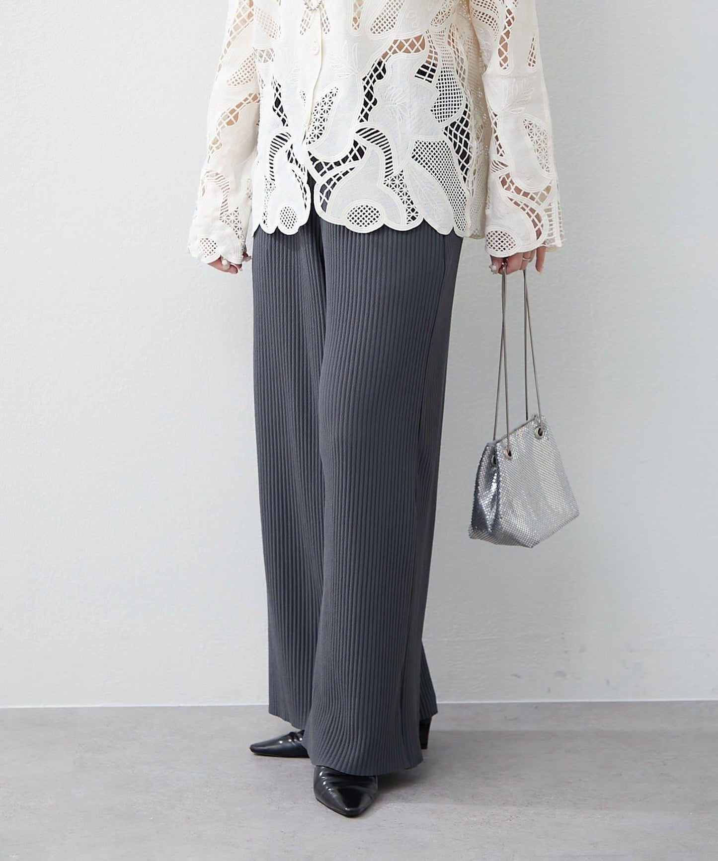 【RMAF】剪裁百褶長褲