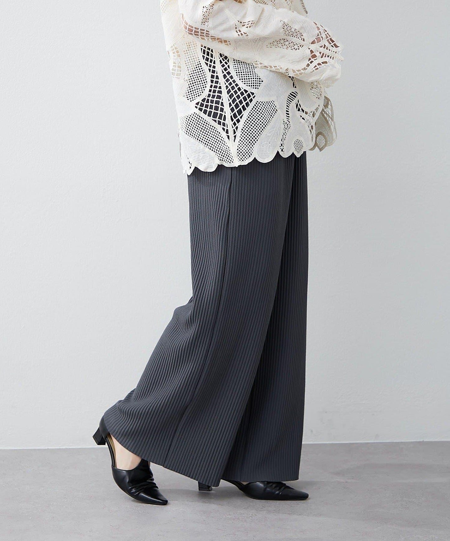 【RMAF】剪裁百褶長褲