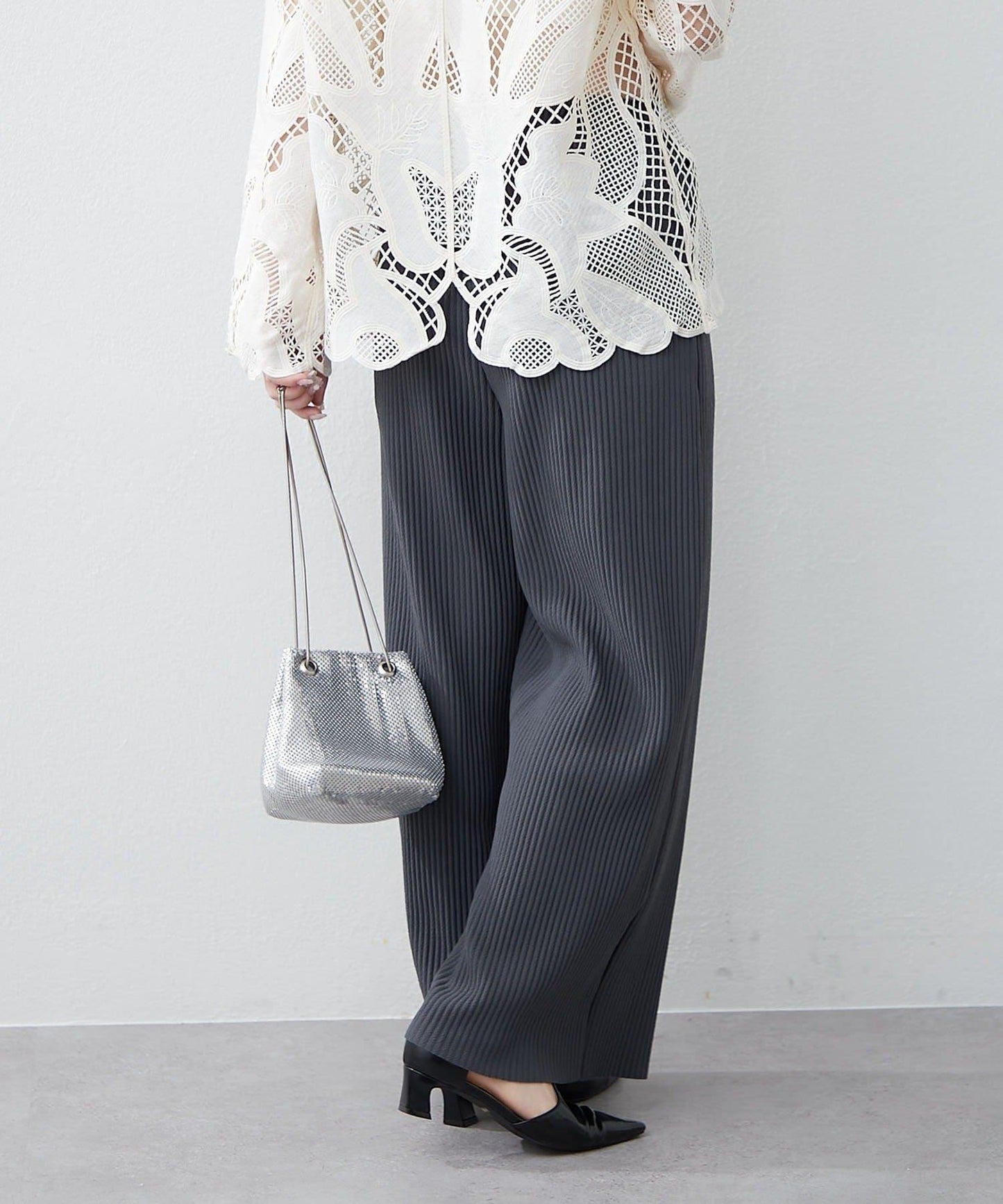 【RMAF】剪裁百褶長褲