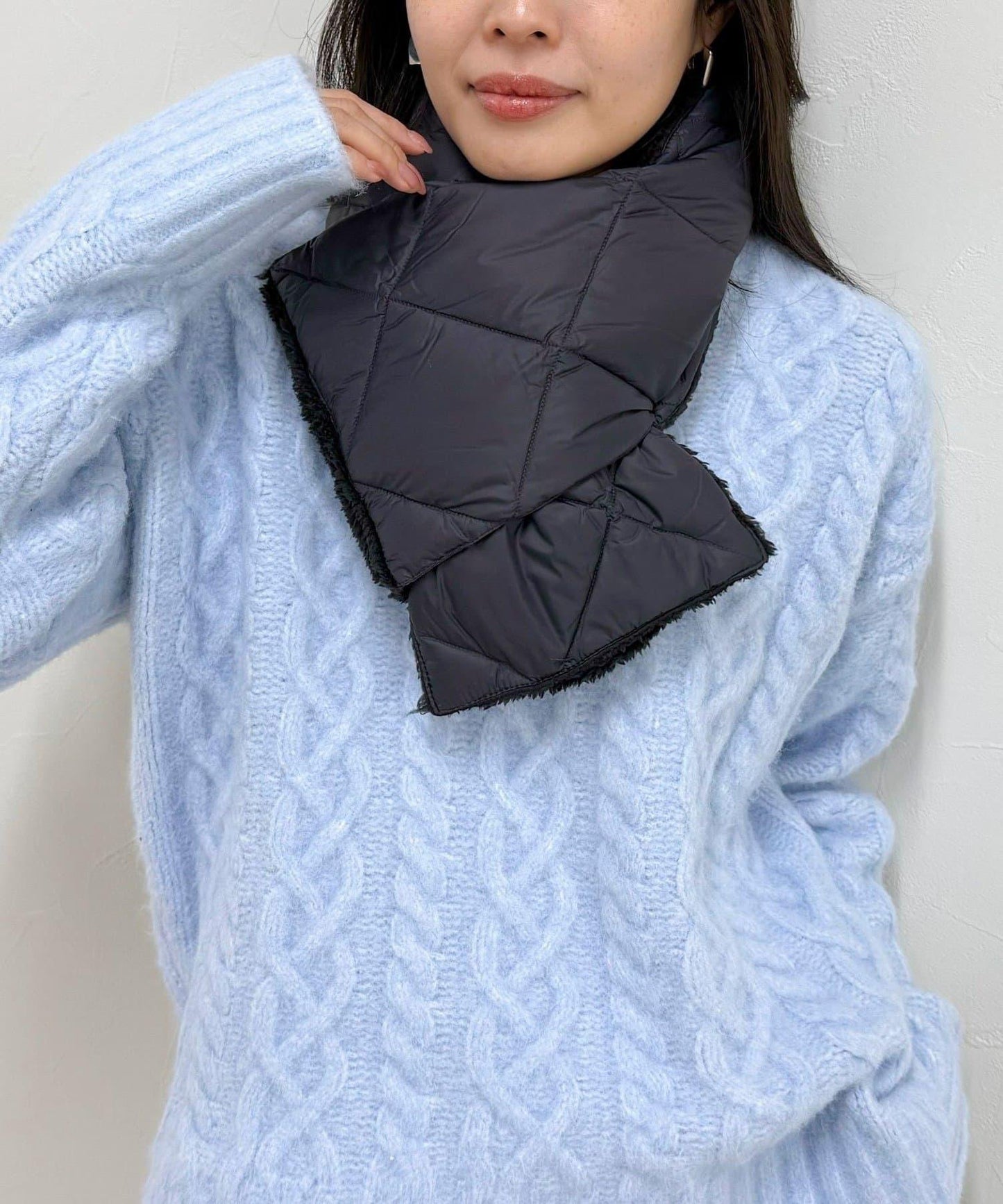 TAION CITY可翻轉羽絨圍巾