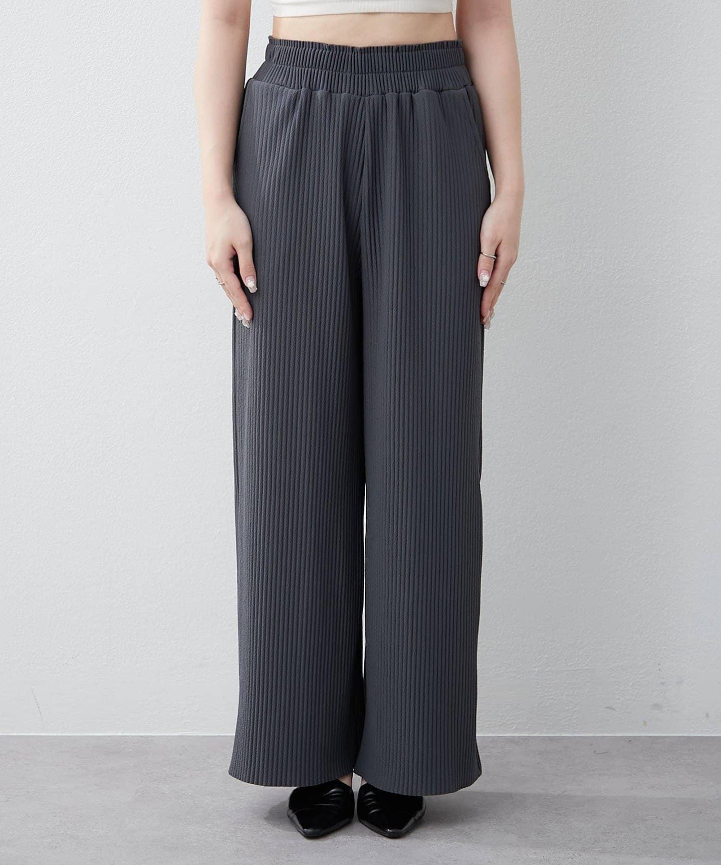 【RMAF】剪裁百褶長褲