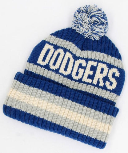 47 羅紋針織毛線帽 帶毛球