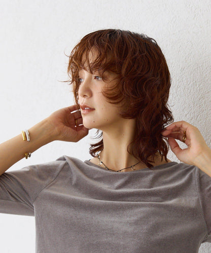 【點綴頸間的亮點】透明玻璃短項鍊