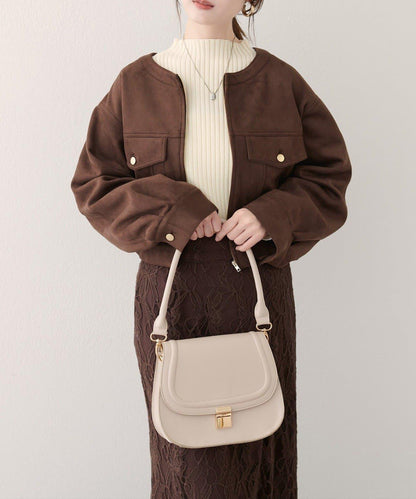 【natural couture】仿麂皮短夾克