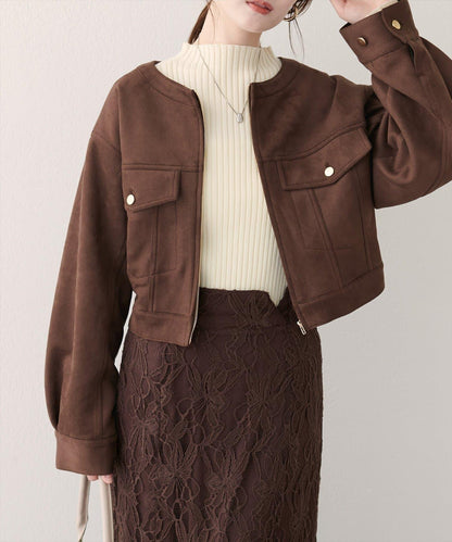 【Every very】仿麂皮夾克