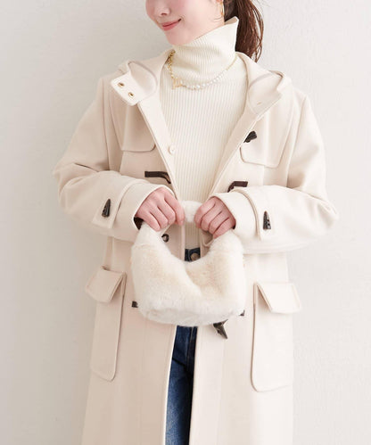 帶肩帶仿皮草包