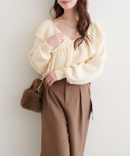 帶肩帶仿皮草包