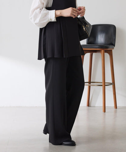 【2尺碼可選】斜紋喇叭褲/套裝/禮服