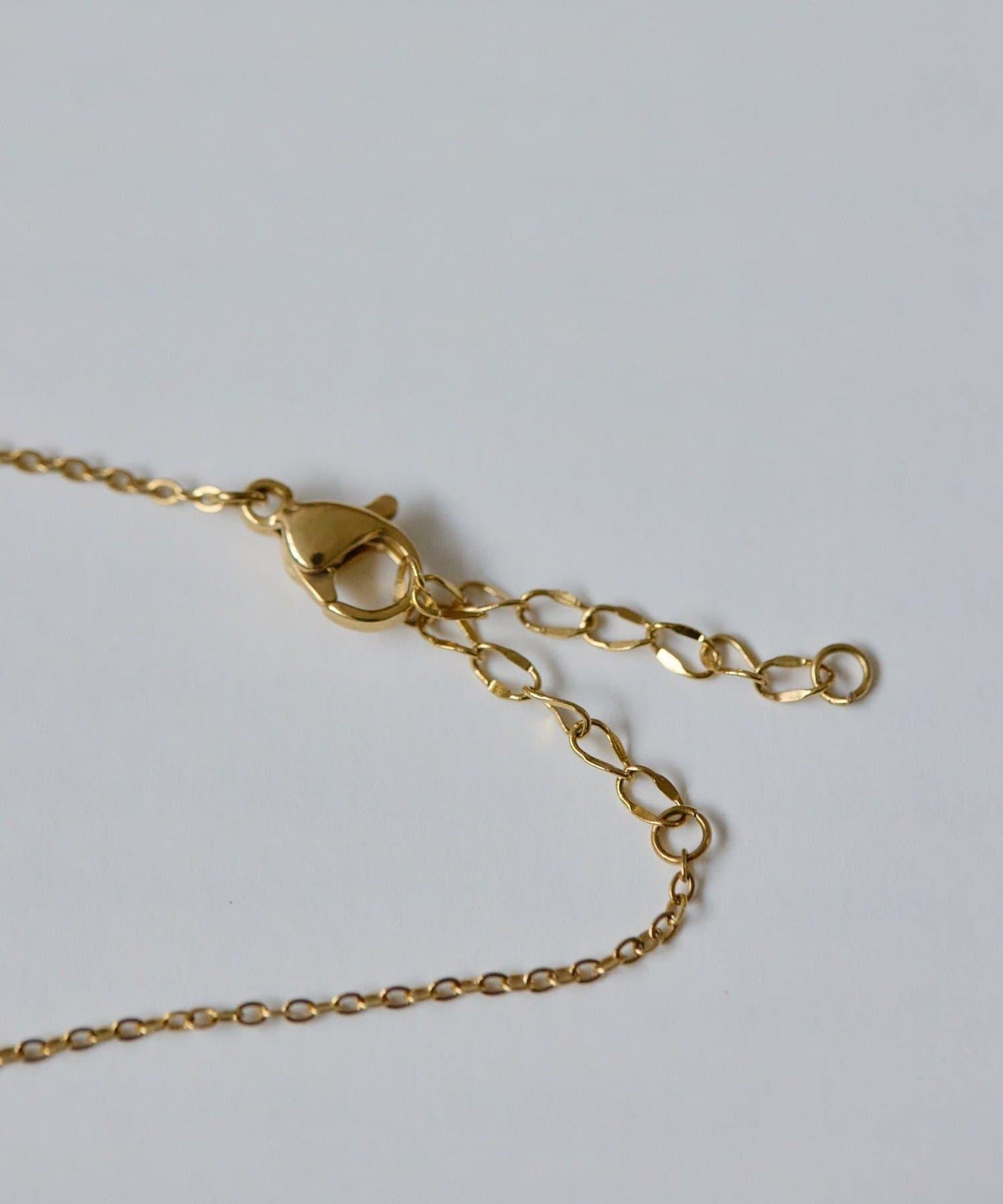 金屬過敏適用/不鏽鋼 珍珠×水晶項鍊