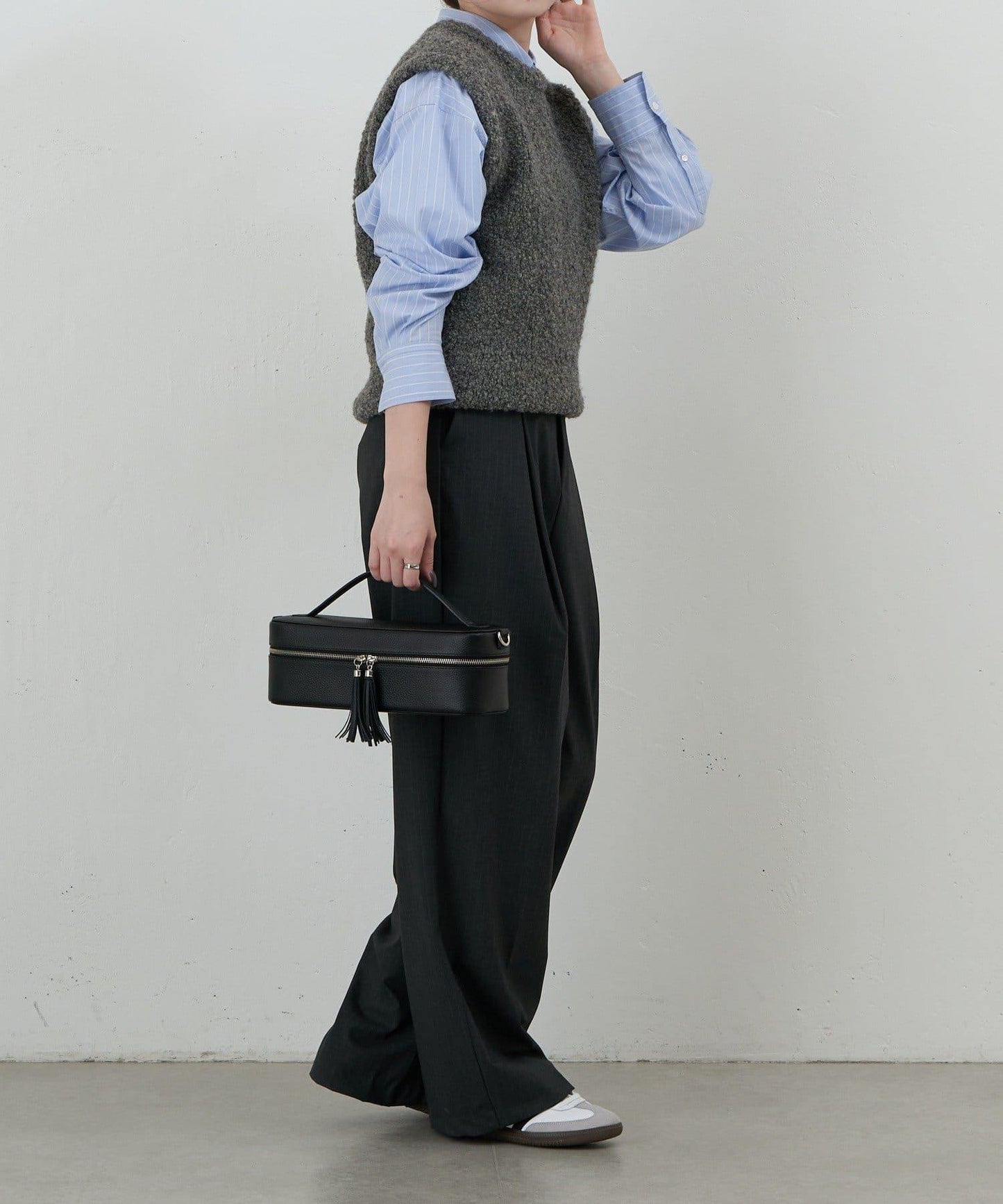 皮革2WAY化妝包套裝