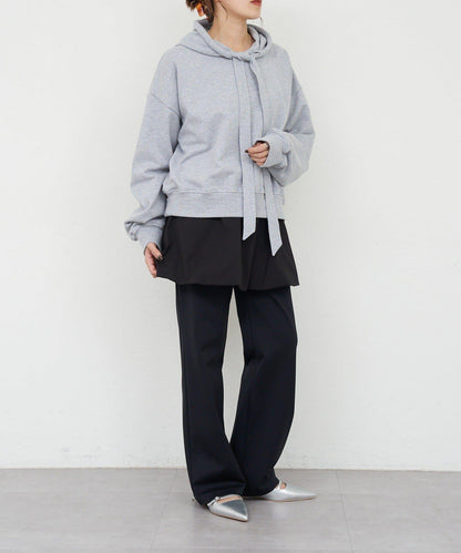 【26SS】蝴蝶結領連帽衫