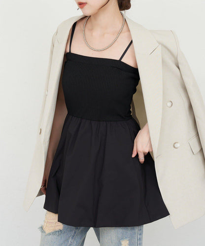 【26SS】泡泡吊帶背心