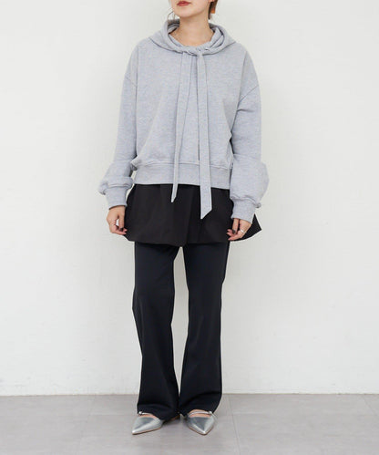 【26SS】蝴蝶結領連帽衫