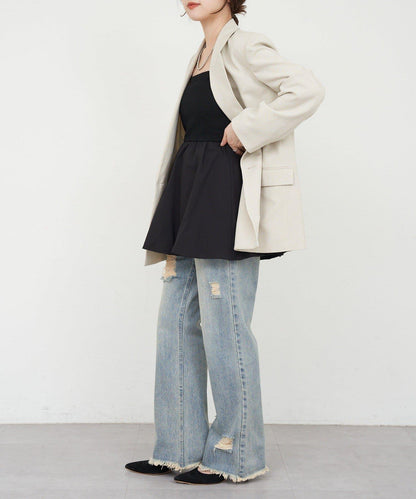 【26SS】泡泡吊帶背心