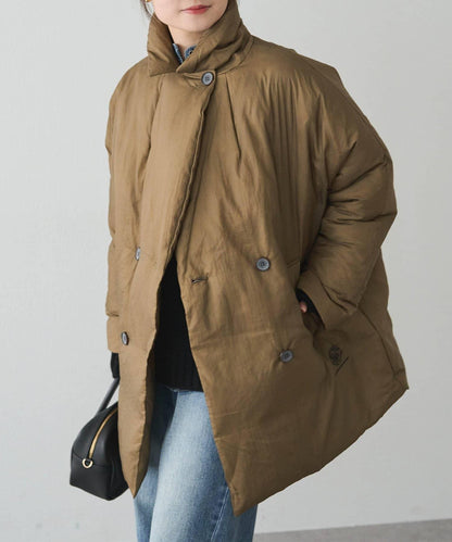 再生羽絨西裝領大衣