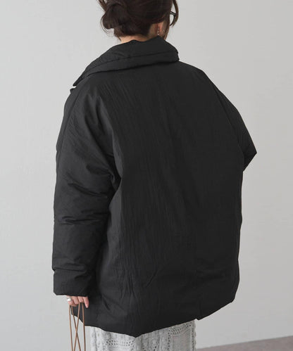 再生羽絨西裝領大衣