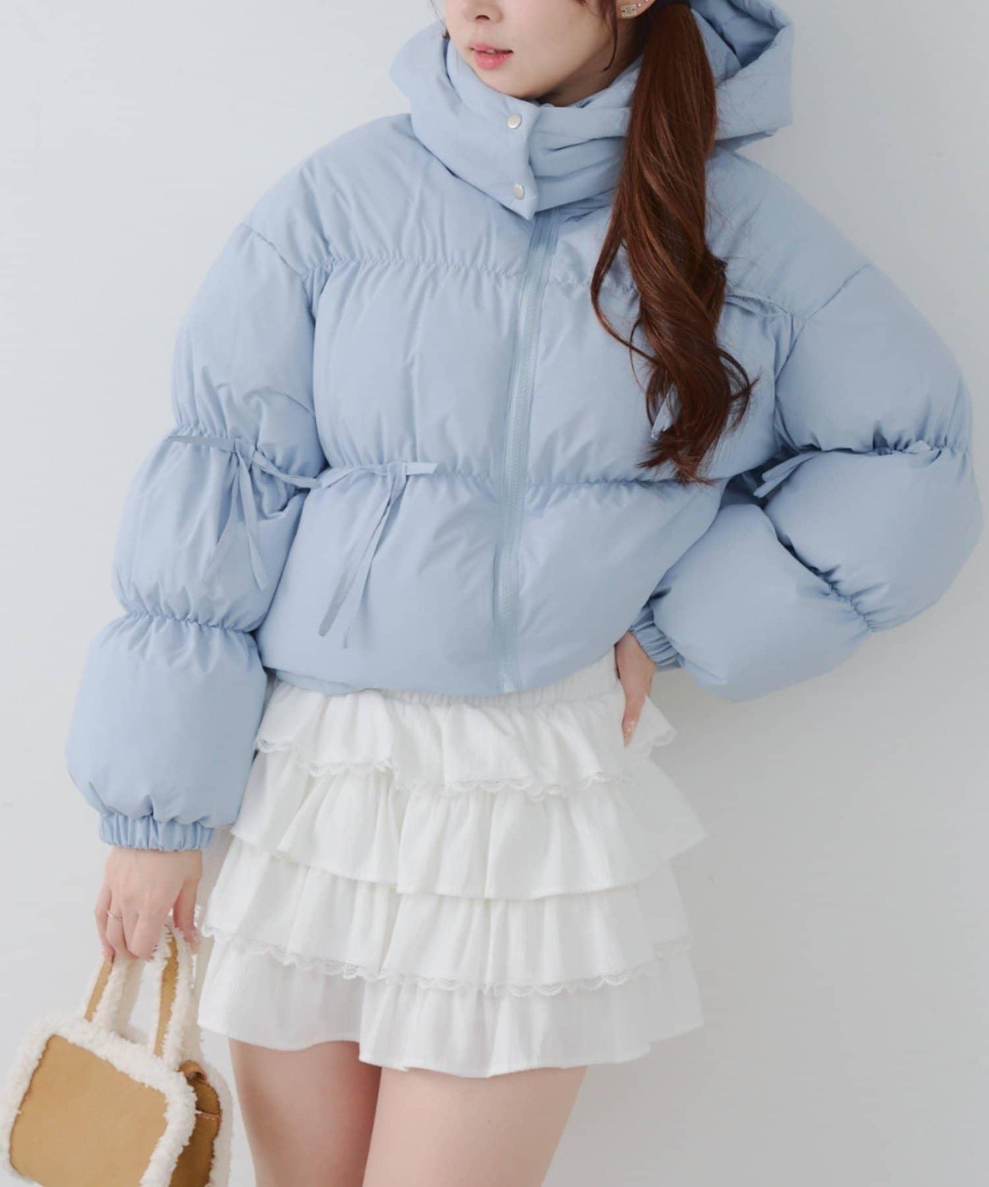 【MARCHES】蝴蝶結環保羽絨服