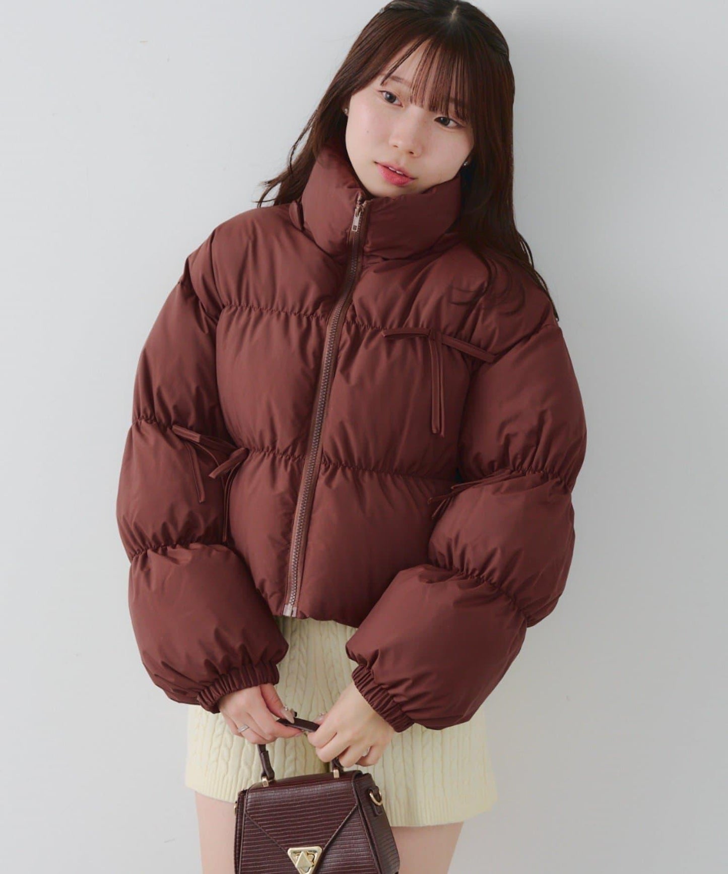 【MARCHES】蝴蝶結環保羽絨服