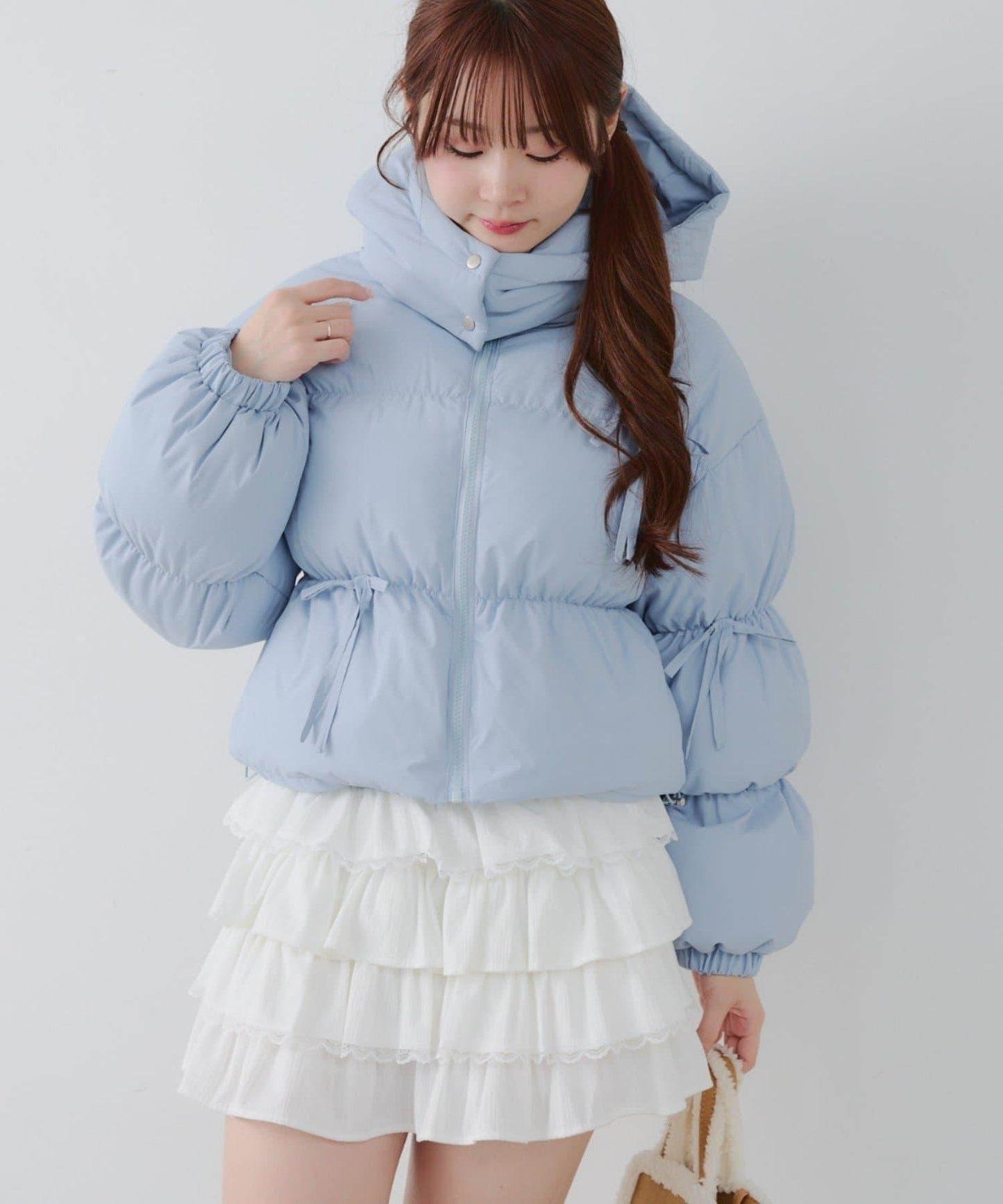 【MARCHES】蝴蝶結環保羽絨服