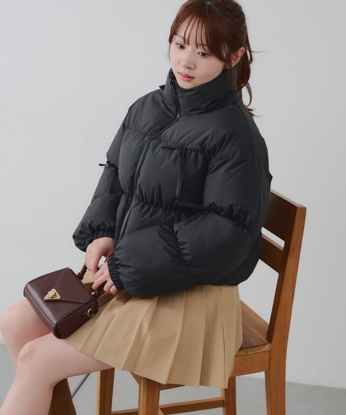 【MARCHES】蝴蝶結環保羽絨服