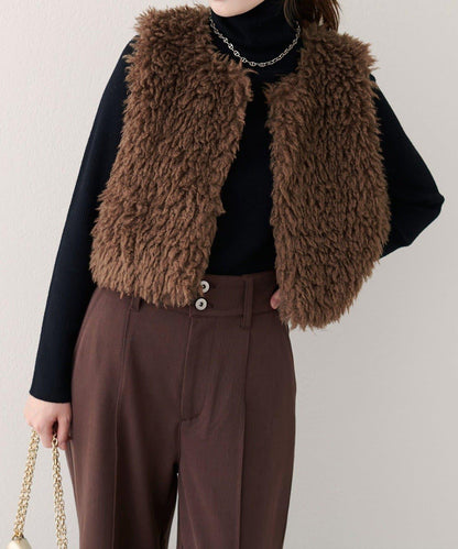 【EVERY.VERY niceclaup】仿皮草馬甲