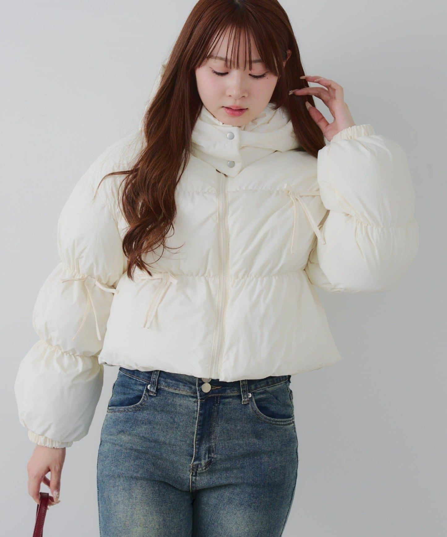 【MARCHES】蝴蝶結環保羽絨服