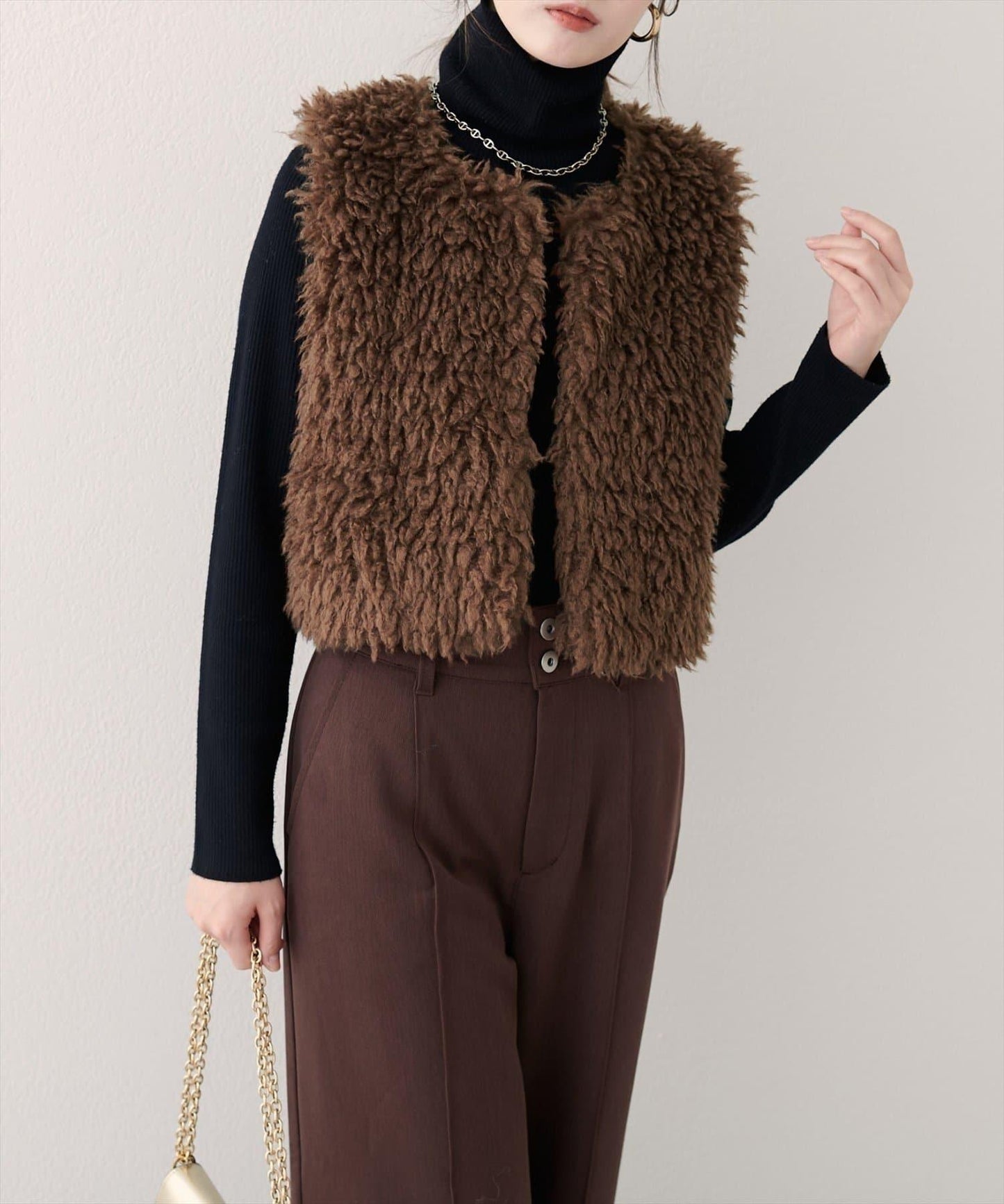 【natural couture】仿皮草馬甲