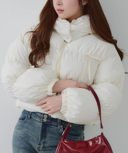 【MARCHES】蝴蝶結環保羽絨服