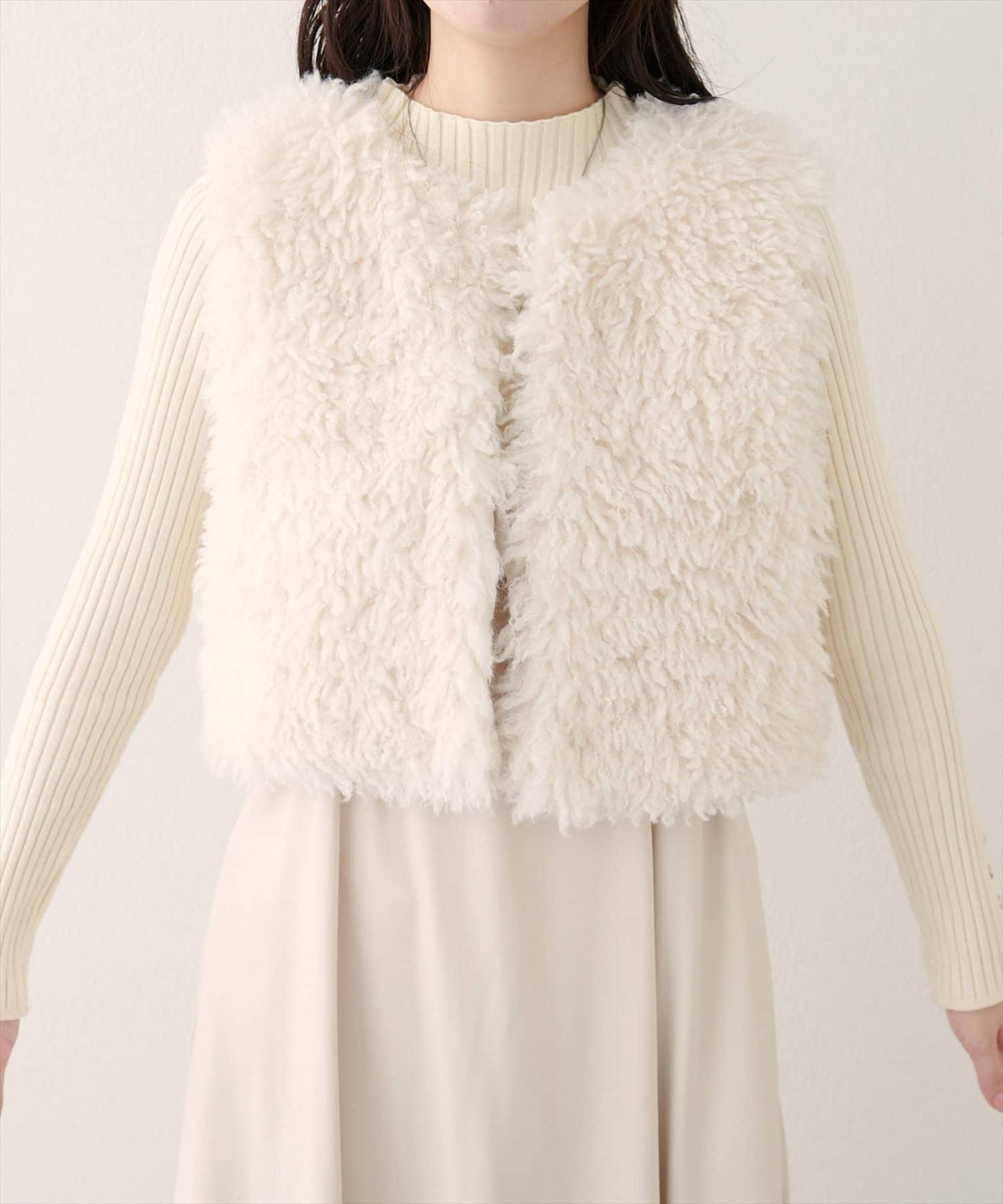 【EVERY.VERY niceclaup】仿皮草馬甲