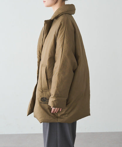 再生羽絨西裝領大衣