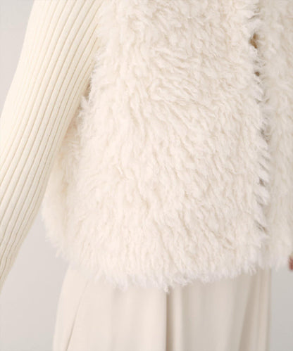 【EVERY.VERY niceclaup】仿皮草馬甲