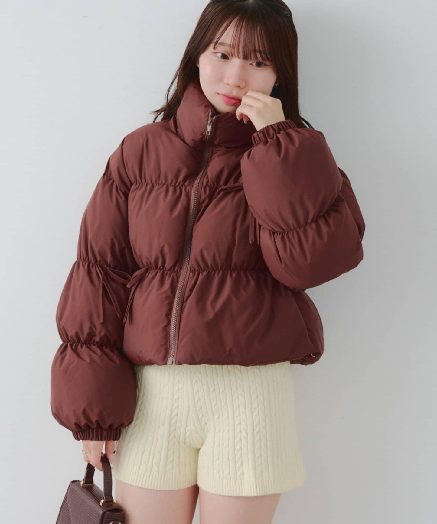 【MARCHES】蝴蝶結環保羽絨服