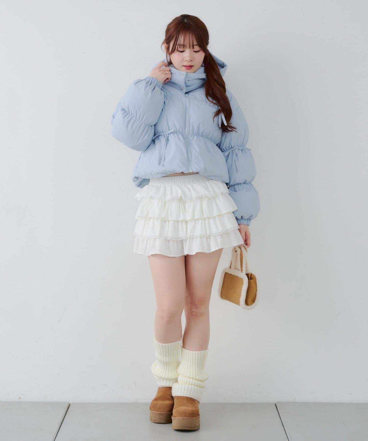 【MARCHES】蝴蝶結環保羽絨服