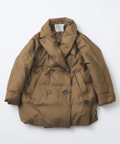 再生羽絨西裝領大衣