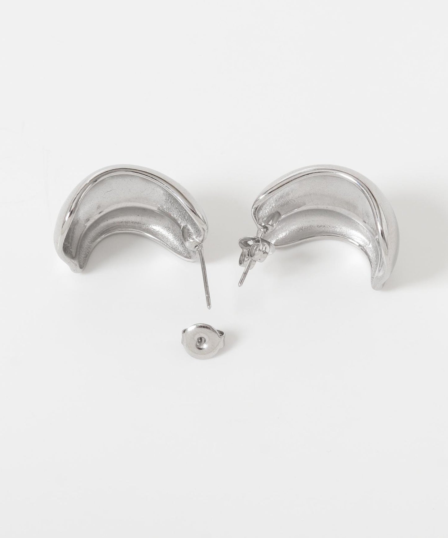 不鏽鋼漸變寬耳環