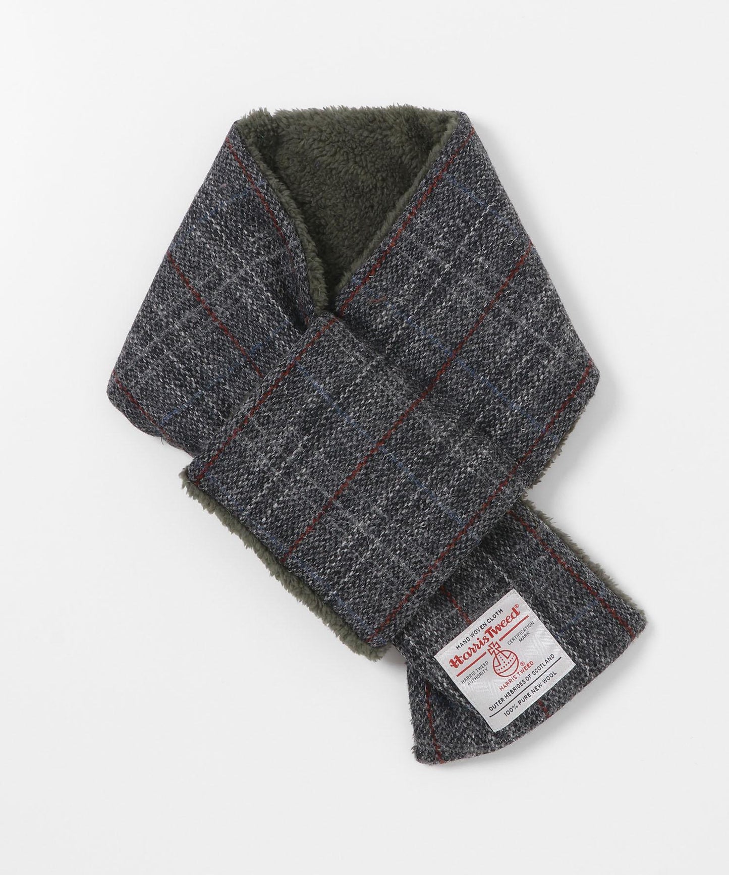 HARRIS TWEED加棉圍巾