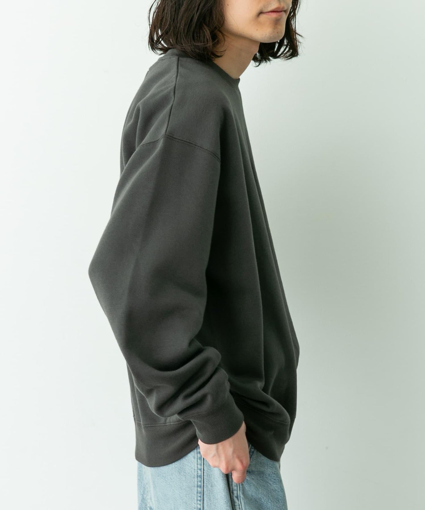 HARRIS TWEED口袋衛衣套頭衫