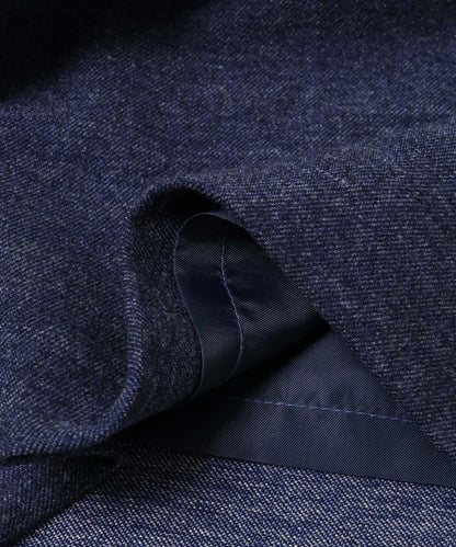 牛仔風格拼接工裝休閒褲
